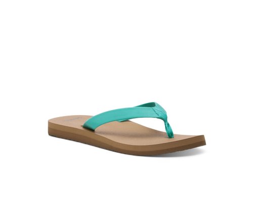Tong Sanuk Ashland ST Vegan Femme - Turquoise TBQLNE920